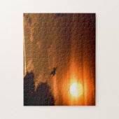 C-130 Hercules in de avond Legpuzzel (Verticaal)