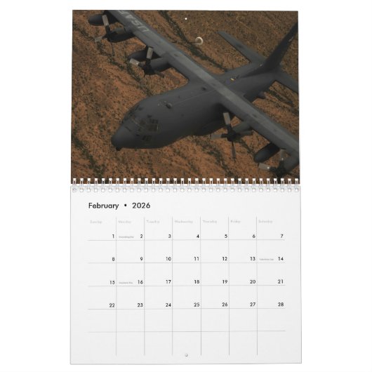 C-130 Hercules kalender (Feb 2026)