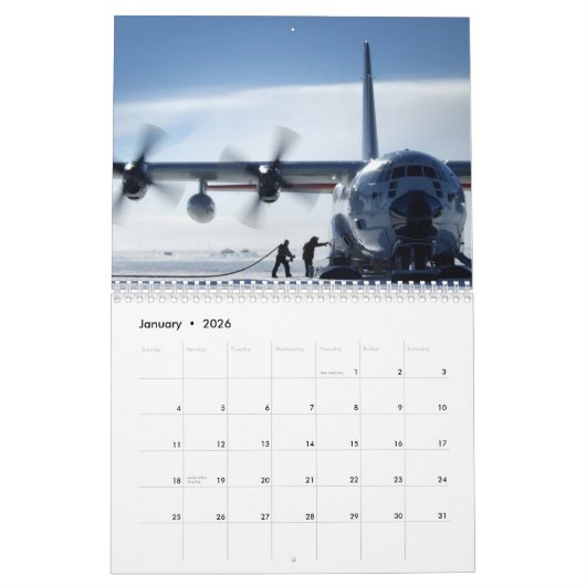 C-130 Hercules kalender (Jan 2026)