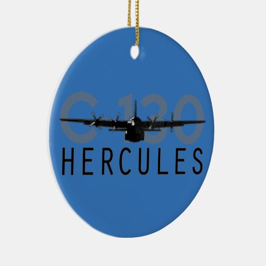 C-130 Hercules Keramisch Ornament (Rechts)