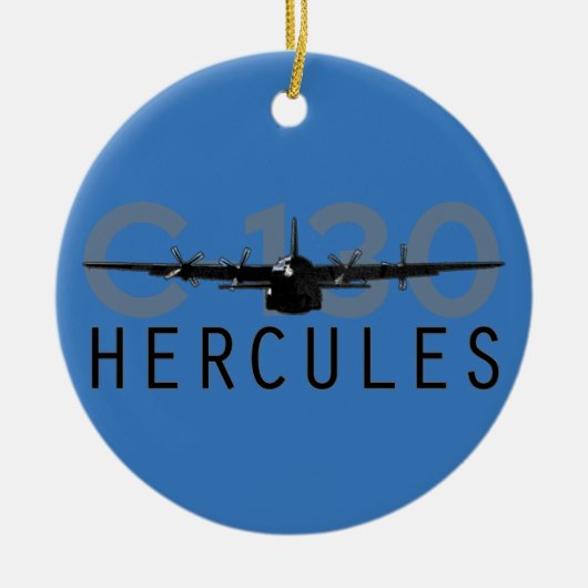 C-130 Hercules Keramisch Ornament (Voorkant)