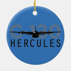 C-130 Hercules Keramisch Ornament