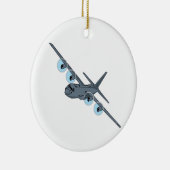 C-130 Hercules Keramisch Ornament (Rechts)
