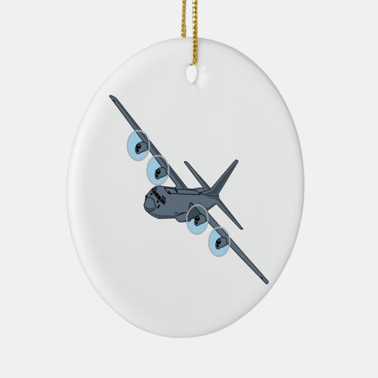 C-130 Hercules Keramisch Ornament (Rechts)