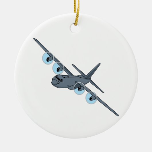 C-130 Hercules Keramisch Ornament (Voorkant)