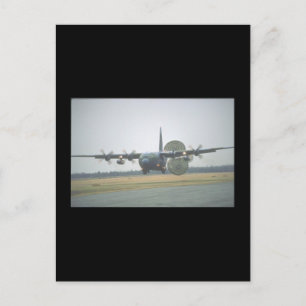 C-130 Hercules LAPES-lading_Militair Vliegtuig Briefkaart