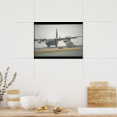 C-130 Hercules LAPES-lading_Militair Vliegtuig Poster (Keuken)