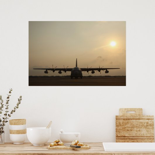 C-130 Hercules Poster (Keuken)