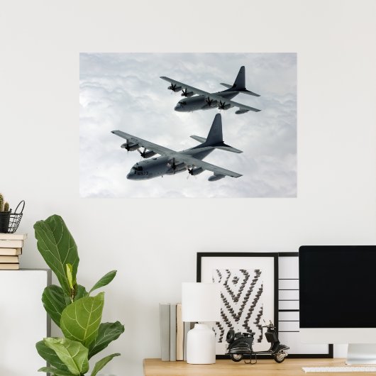 C-130 Hercules Poster (Thuiskantoor)