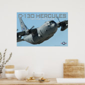 C-130 Hercules Poster (Keuken)