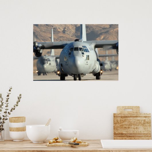 C-130 Hercules Poster (Keuken)