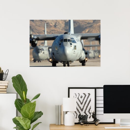 C-130 Hercules Poster (Thuiskantoor)
