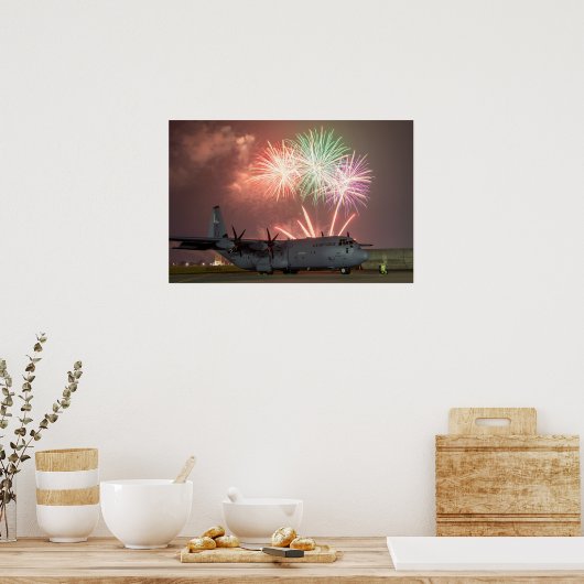 C-130 Hercules Poster (Keuken)