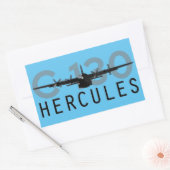 C-130 Hercules Rechthoekige Sticker (Envelop)