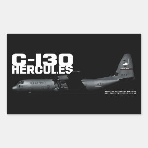 C-130 Hercules Rechthoekige Sticker