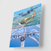 C-130 HERCULES SCHUTTERIJ VIERKANTE KLOK (Hoek)