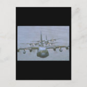 C-130 Hercules Transport_Militair Vliegtuig Briefkaart (Voorkant)