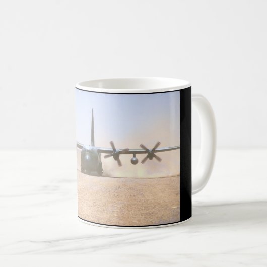 C-130 Hercules Transport_Militair Vliegtuig Koffiemok (Voorkant rechts)