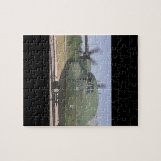 C-130 Hercules Transport_Militair Vliegtuig Legpuzzel (Horizontaal)