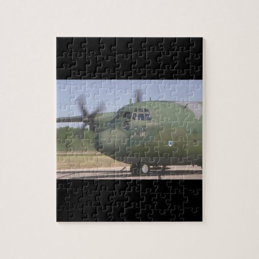 C-130 Hercules Transport_Militair Vliegtuig Legpuzzel (Verticaal)