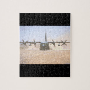 C-130 Hercules Transport_Militair Vliegtuig Legpuzzel