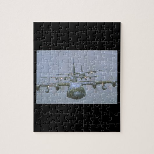 C-130 Hercules Transport_Militair Vliegtuig Legpuzzel (Verticaal)