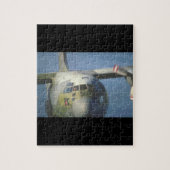 C-130 Hercules Transport_Militair Vliegtuig Legpuzzel (Verticaal)
