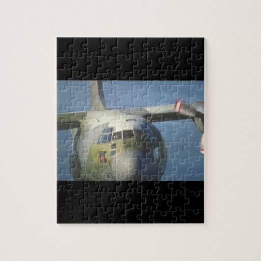 C-130 Hercules Transport_Militair Vliegtuig Legpuzzel (Verticaal)