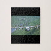 C-130 Hercules Transport_Militair Vliegtuig Legpuzzel (Verticaal)