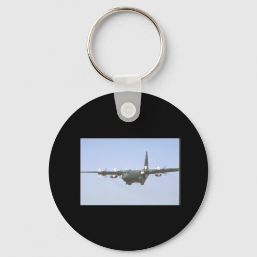 C-130 Hercules Transport_Militair Vliegtuig Sleutelhanger (Voorkant)