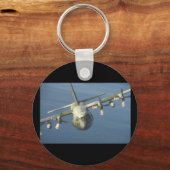 C-130 Hercules Transport_Militair Vliegtuig Sleutelhanger (Voorkant)