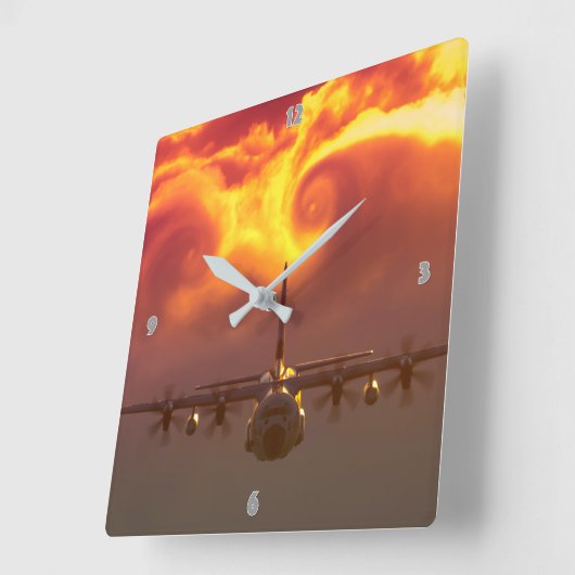 C-130 HERCULES VIERKANTE KLOK (Hoek)