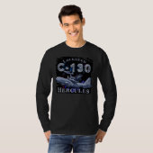 C-130 Hercules Vliegtuig T-shirt (Voorkant volledig)