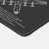 C-130 Hercules - Vliegtuigblauwdruk Plannen PD Bureaumat (Hoek)