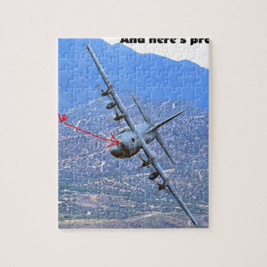 C-130 LAAGNIVEAU LEGPUZZEL (Verticaal)