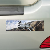 C-130 Militair vliegtuig van HERCULES Bumpersticker (Op auto)