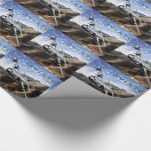 C-130 Militair vliegtuig van HERCULES Cadeaupapier (Hoek)