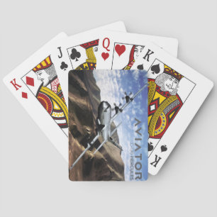 C-130 Militair vliegtuig van HERCULES Pokerkaarten