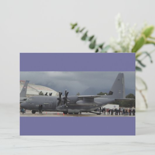 C-130 op Hill Air Force Base, uitnodiging van 2012 (Staand voorkant)