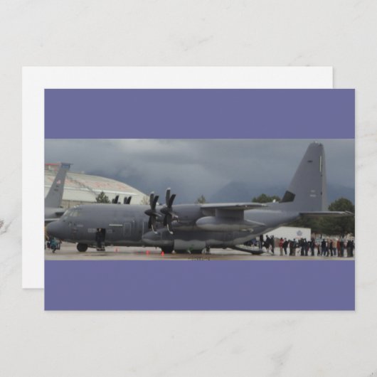 C-130 op Hill Air Force Base, uitnodiging van 2012 (Voorkant / Achterkant)