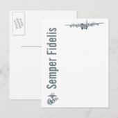 C-130 USMC Aviation Briefkaart (Voorkant / Achterkant)