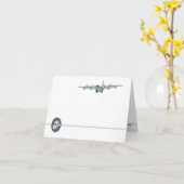 C-130 USMC Luchtvaart Notecard Kaart (Gele Bloem)