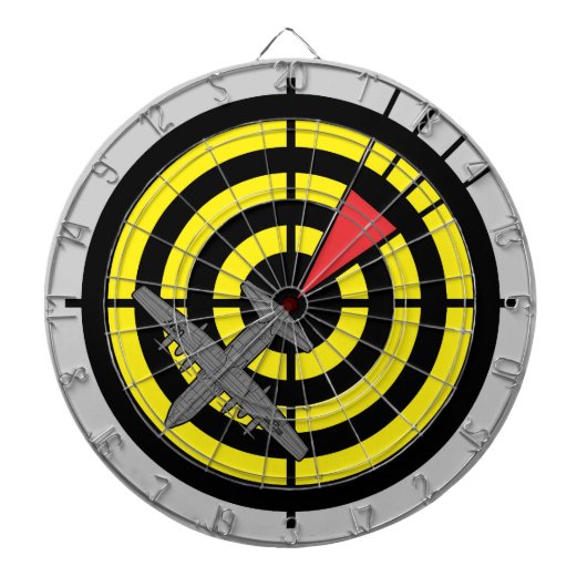 C-130 WIC-dartboard Dartbord (Voorkant)