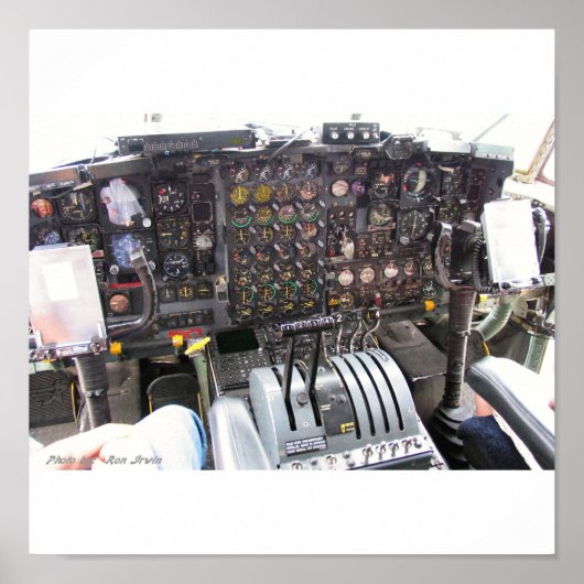 C-130A-cockpit Poster (Voorkant)