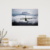 C-130E Hercules-Vliegtuig Poster (Keuken)
