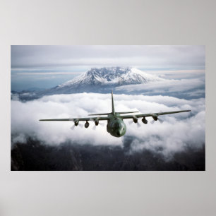 C-130E Hercules-Vliegtuig Poster
