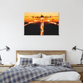 C-130H HERCULES 24x36 Canvas Afdruk (Insitu (Slaapkamer))