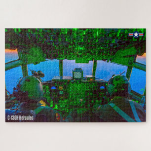 C-130H HERCULES COCKPIT (20x30 INCH) Legpuzzel