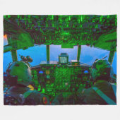 C-130H HERCULES FLEECE DEKEN (Voorkant (Horizontaal))