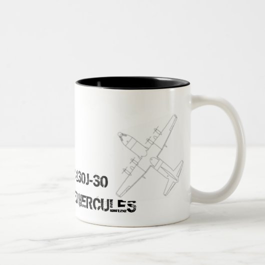 C-130J-30 Hercules Tweekleurige Koffiemok (Rechts)